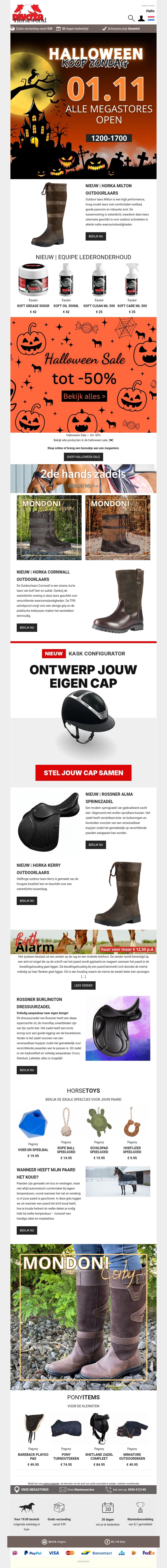 Laatste mail: Halloween deals