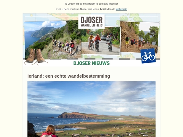 Wandelen in Ierland | Natuur in Nepal | Marokko Fietsreis