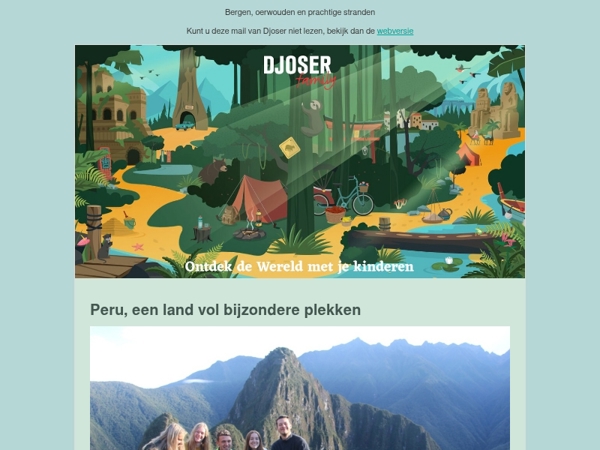 Met Djoser Family naar Latijns-Amerika!