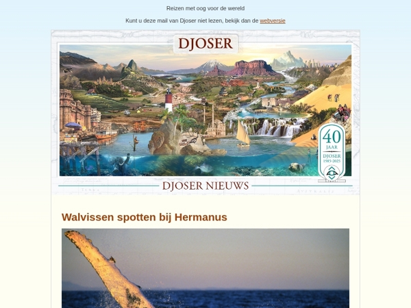 Walvissen spotten | Grootste archeologisch museum | Interview ambassadeur