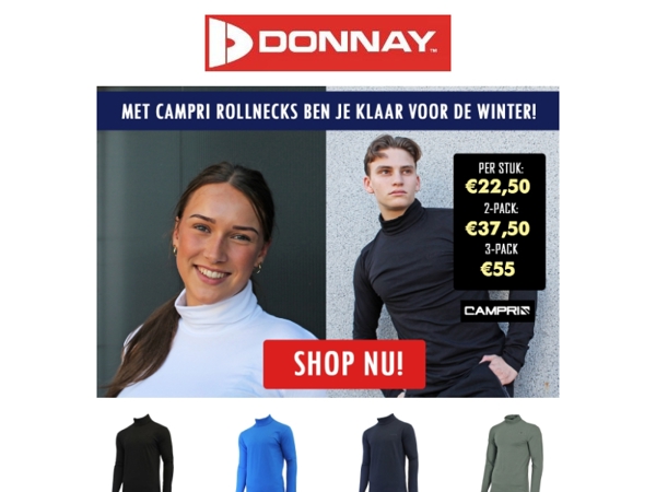 Ze zijn er weer: Campri rollnecks!❄️🛒