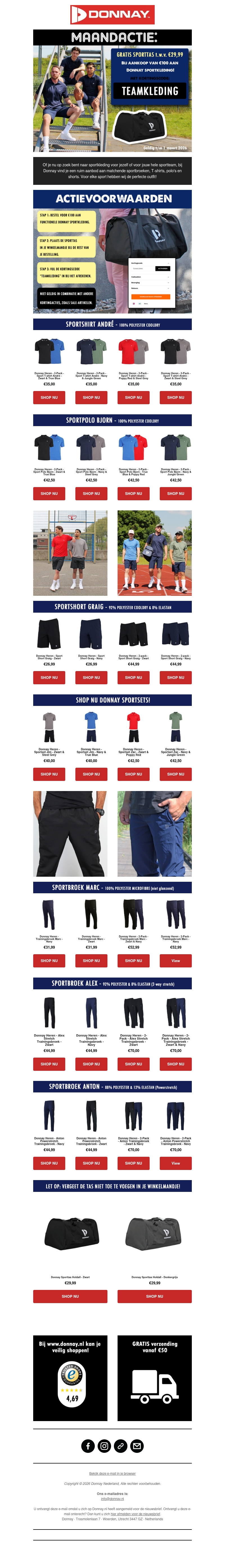 MAANDACTIE: Scoor teamkleding รฉn een GRATIS sporttas! ๐ฅ๐ช MAANDACTIE: Scoor teamkleding รฉn een GRATIS sporttas! ๐ฅ๐ช