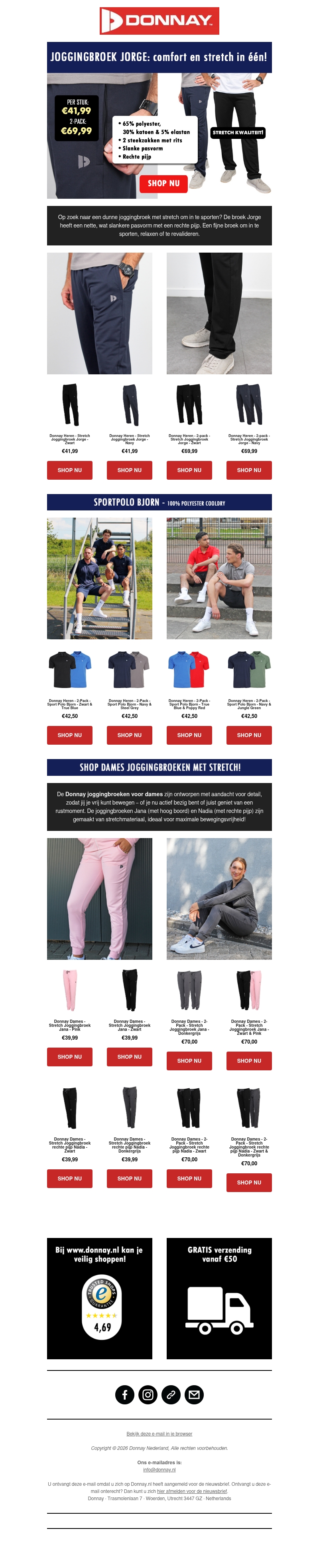 Ontdek de Jorge: stretch joggingbroek voor heren 🔥 Ontdek de Jorge: stretch joggingbroek voor heren 🔥