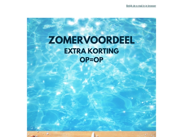 Hitte voordeel op heel veel artikelen! 🌞