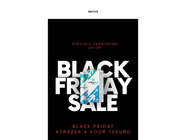 Bijna uitverkocht! Xtrazex 4 voor €75 🤩