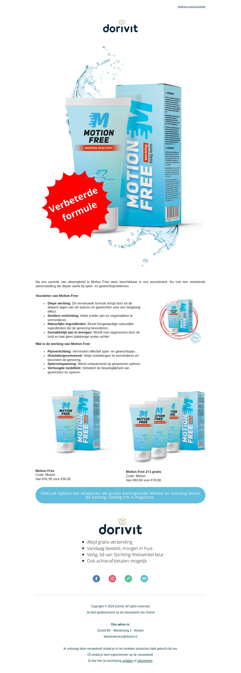 Motion Free is terug! ๐ Motion Free is terug! ๐