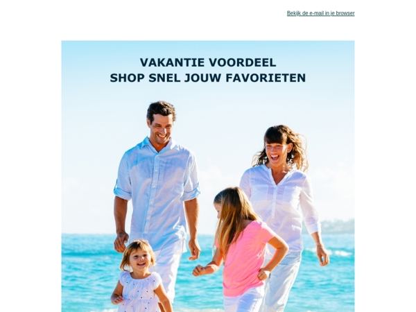 Nog een paar uur, hoge korting! 🌞