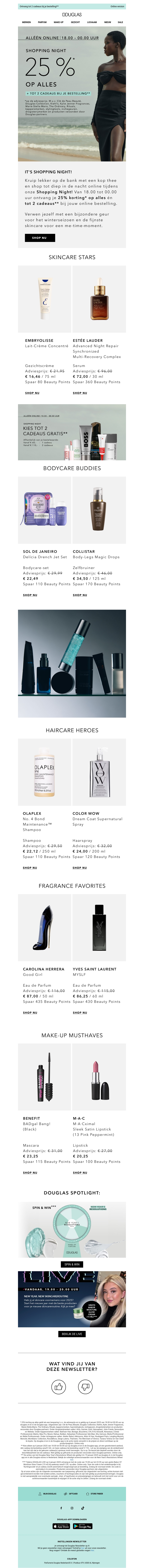 ποΈ SHOPPING NIGHT | -25%* op alles! ποΈ SHOPPING NIGHT | -25%* op alles!