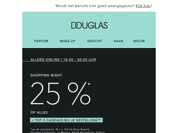🛍️🌙 It's Shopping Night! | -25%* op alles