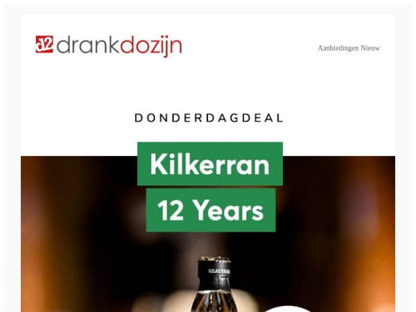 DonderdagDeal | Kilkerran 12 years 70CL