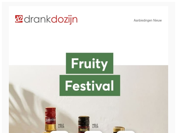 DrankDozijn | Aanbiedingen week 08 | Fruity Festival