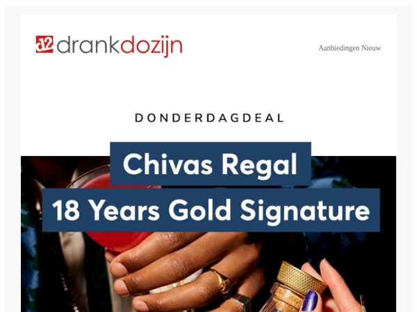 DonderdagDeal | Chivas Regal 18 years Gold Signature 70CL