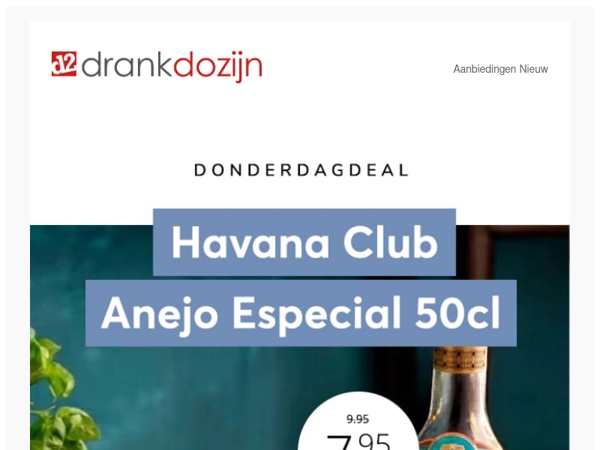 DonderdagDeal | Havana Club Anejo Especial 50CL