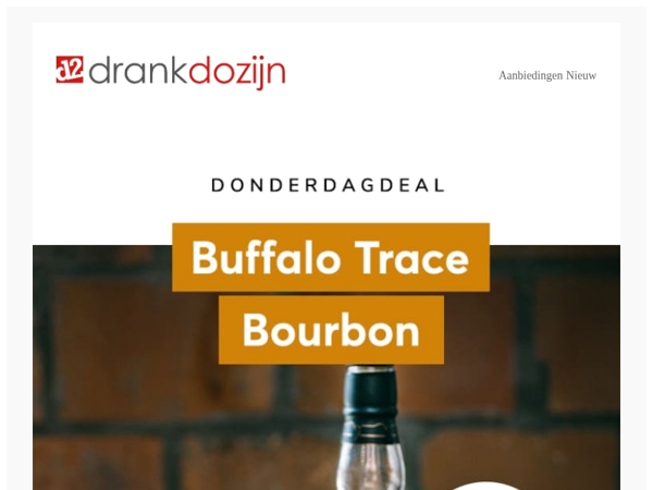 DonderdagDeal | Buffalo Trace Bourbon 70CL