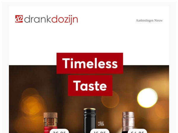 DrankDozijn | Aanbiedingen week 38 | Timeless Taste