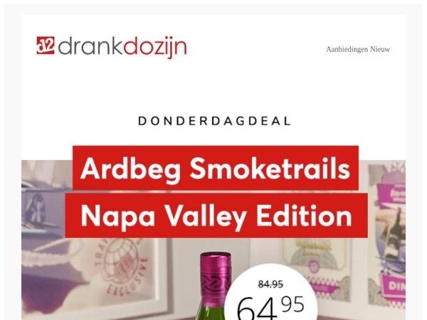 DonderdagDeal | Ardbeg Smoketrails Napa Valley Edition 1LTR