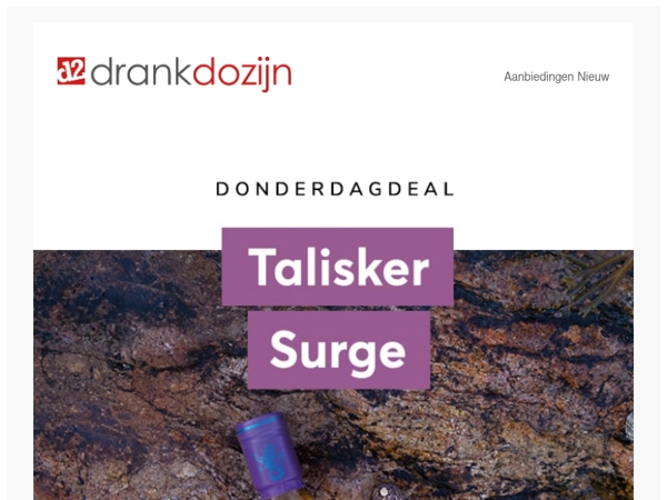DonderdagDeal | Talisker Surge 70CL