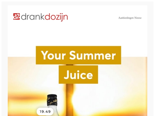 DrankDozijn | Aanbiedingen week 29 | Summer Juice