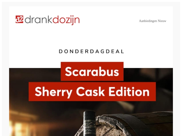 DonderdagDeal | Scarabus Sherry Cask Edition 70CL