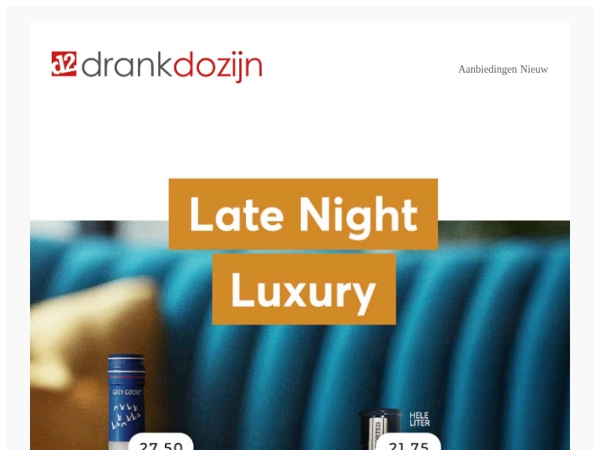 DrankDozijn | Aanbiedingen week 44 | Late Night Luxury