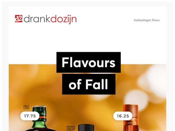 DrankDozijn | Aanbiedingen week 46 | Flavours of Fall
