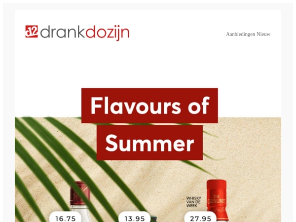 DrankDozijn | Aanbiedingen week 32 | Flavours of Summer