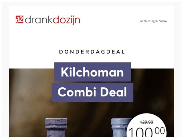 DonderdagDeal | Kilchoman Sanaig Double Deal