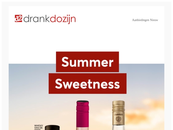 DrankDozijn | Aanbiedingen week 33 | Summer Sweetness
