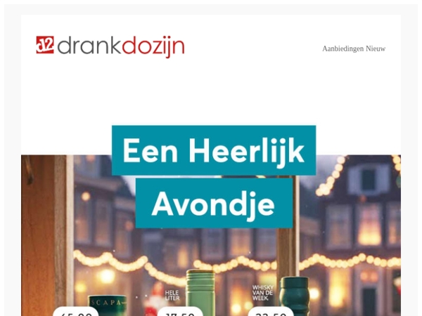 DrankDozijn | Aanbiedingen week 49 | Een Heerlijk Avondje