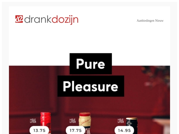 DrankDozijn | Aanbiedingen week 47 | Pure Pleasure