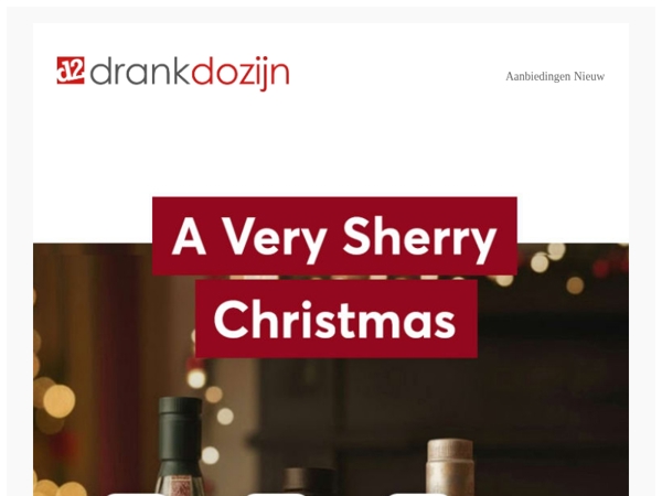 DrankDozijn | Aanbiedingen week 50 | Sherry Christmas