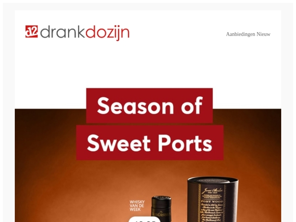 DrankDozijn | Aanbiedingen week 42 | Sweet Port Season