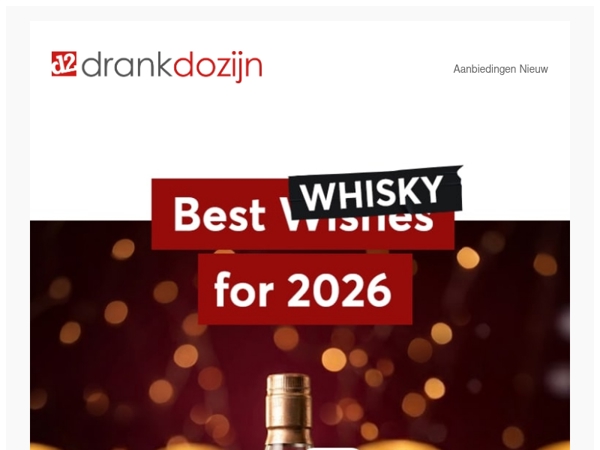 DrankDozijn | Aanbiedingen week 01 | Best Wishes for 2026