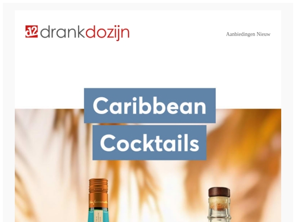 DrankDozijn | Aanbiedingen week 35 | Caribbean Cocktails