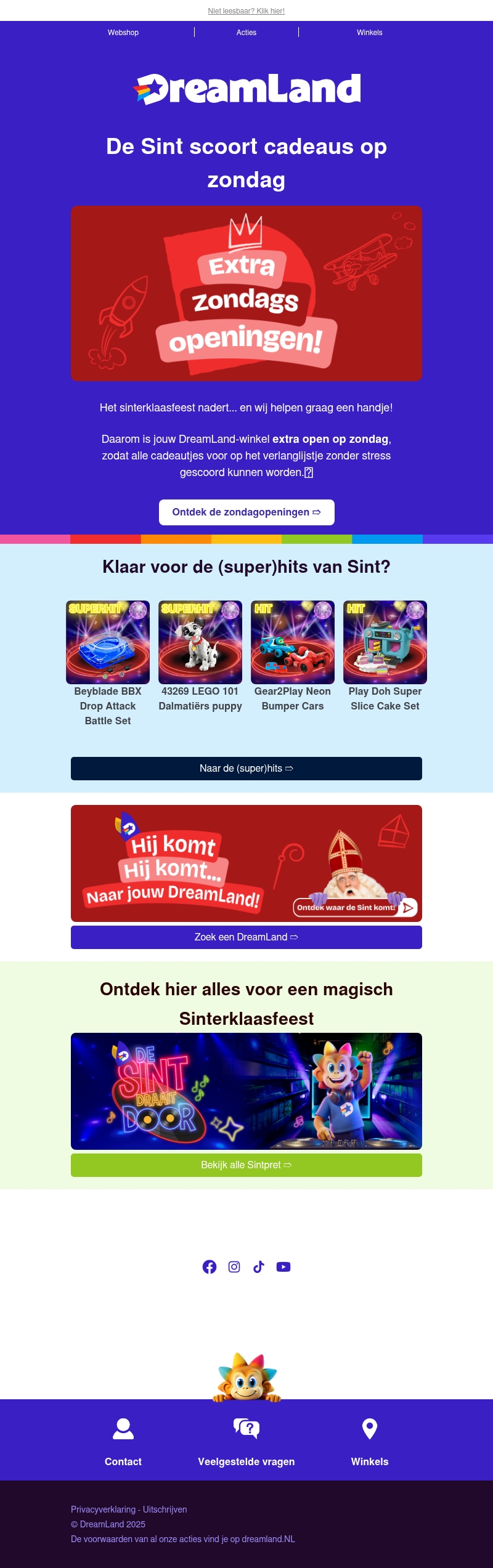 Extra open op zondag 👀 Extra open op zondag 👀
