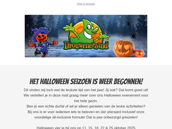 Klaar voor Halloween?