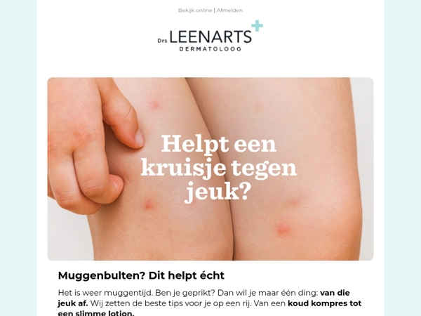 Een kruisje zetten tegen jeuk? Dit zegt de dermatoloog