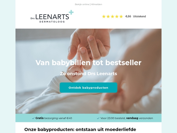 Onze babyproducten? Ontstaan uit pure moederliefde!🍼 