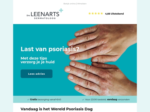 Wereld Psoriasis Dag: wat je moet weten👀