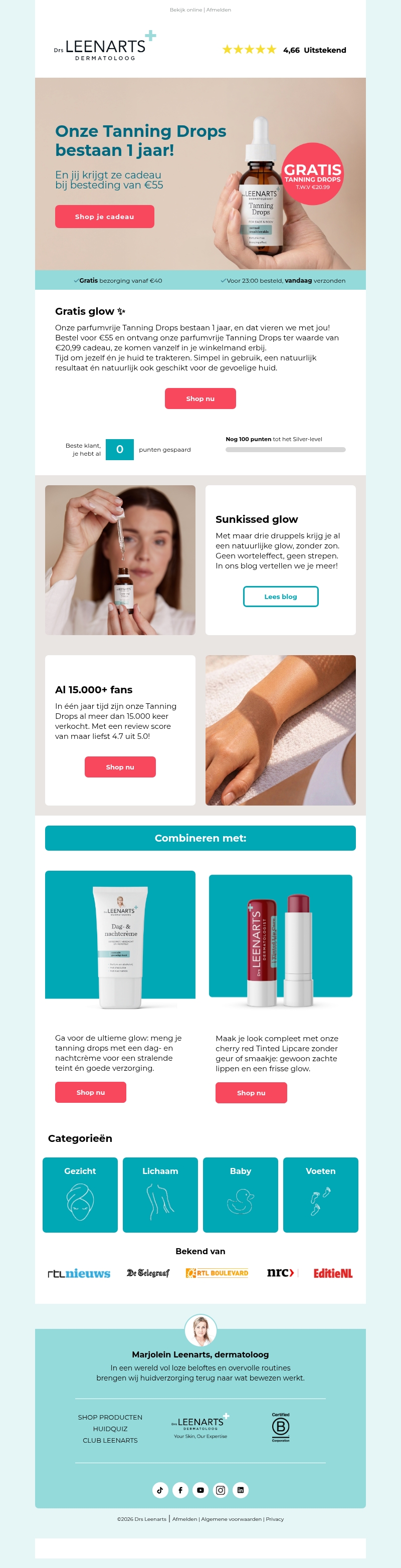 Onze Tanning Drops zijn jarig ✨ Onze Tanning Drops zijn jarig ✨