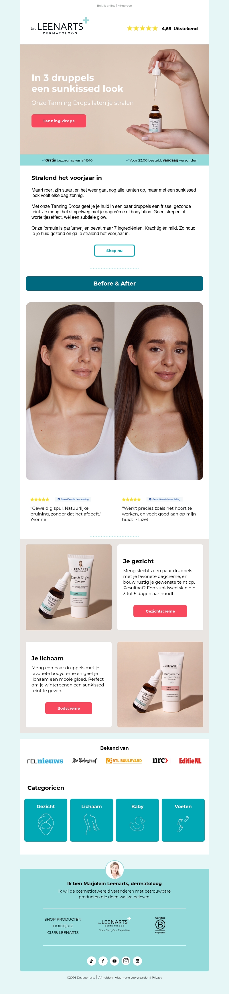 In 3 druppels een sunkissed glow ✨ In 3 druppels een sunkissed glow ✨