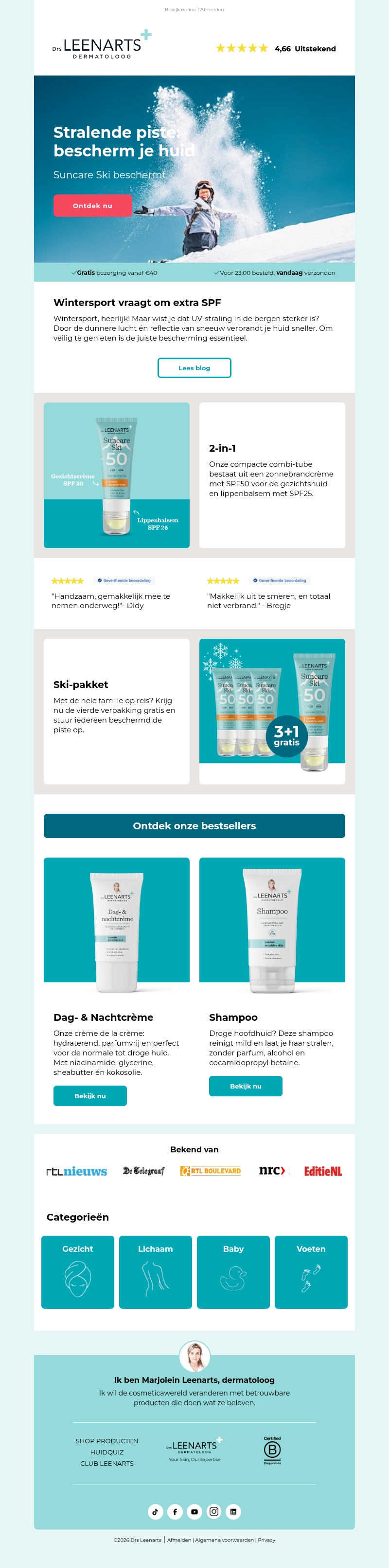 Wintersport vraagt om extra SPF ⛷️ Wintersport vraagt om extra SPF ⛷️