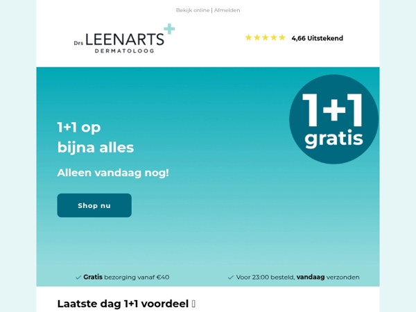 Laatste kans: 1+1 gratis🧴