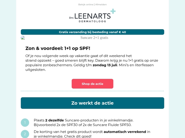 Zon & voordeel: 1+1 op Suncare! 🌞