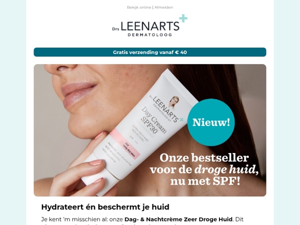 NIEUW! Droge huid? Dit is je nieuwe huidheld 🌞