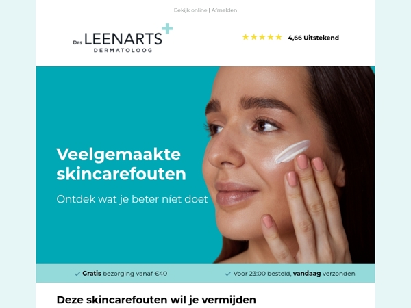 Deze skincarefouten wil je vermijden