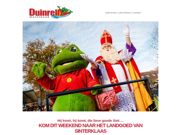 Klaar voor het feest? Het Landgoed van Sinterklaas opent morgen!