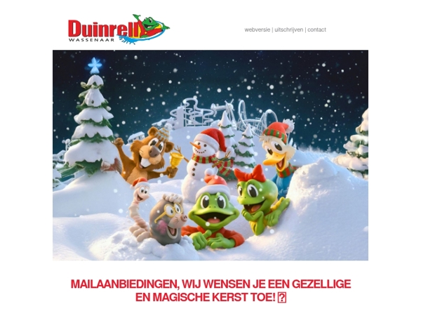Doe een Duinrell Winterdag tijdens de Kerstvakantie 🐸
