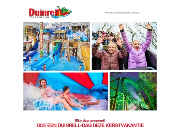 Deze kerstvakantie: beleef een Duinrell Winterdag