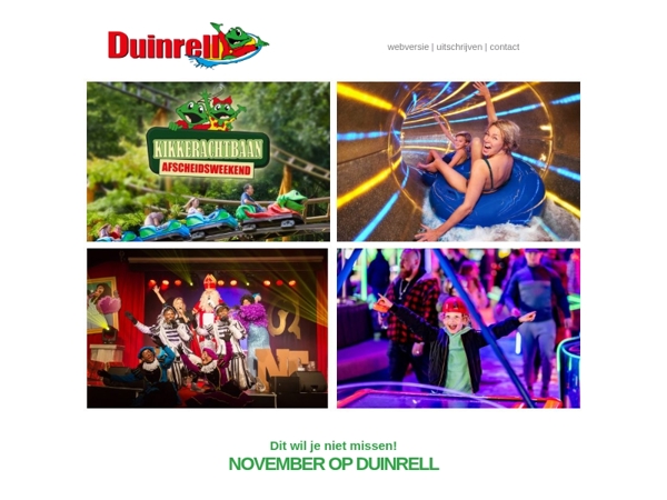 November op Duinrell - Van Kikkerachtbaan tot Sinterklaasfeest.